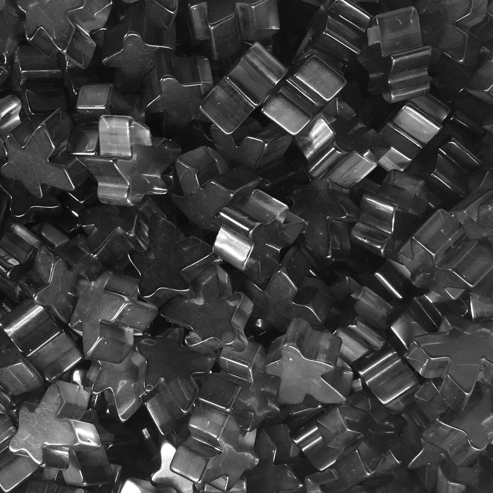"Black" (Translucent) Acrylic Meeple