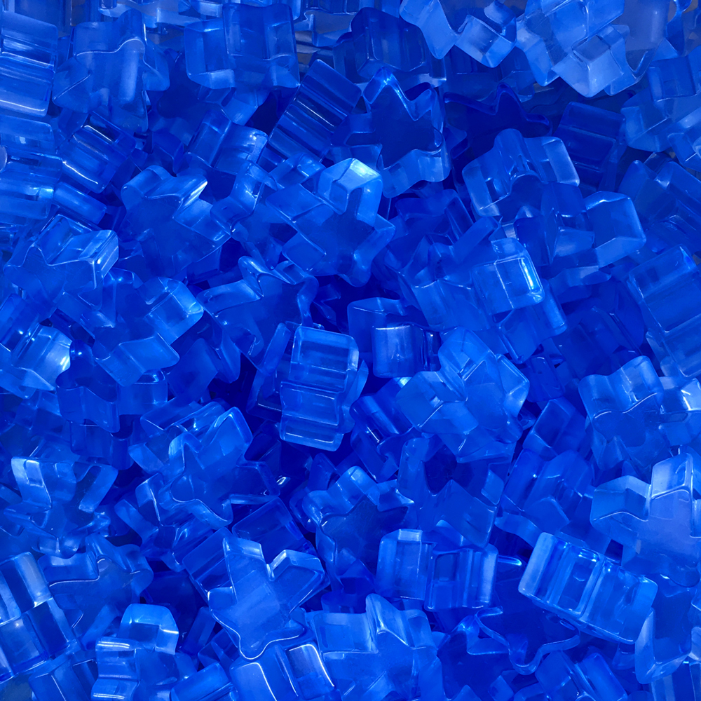 "Blue" (Translucent) Acrylic Meeple