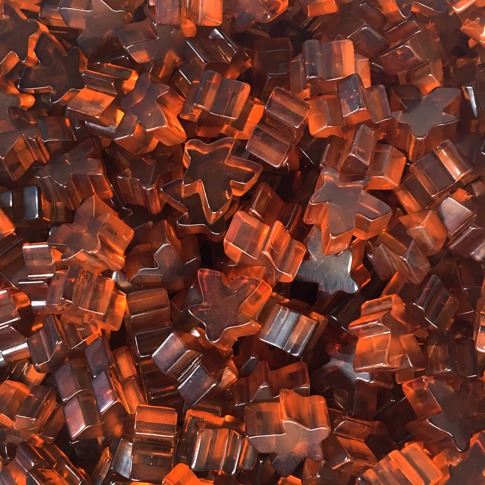"Brown" (Translucent) Acrylic Meeple