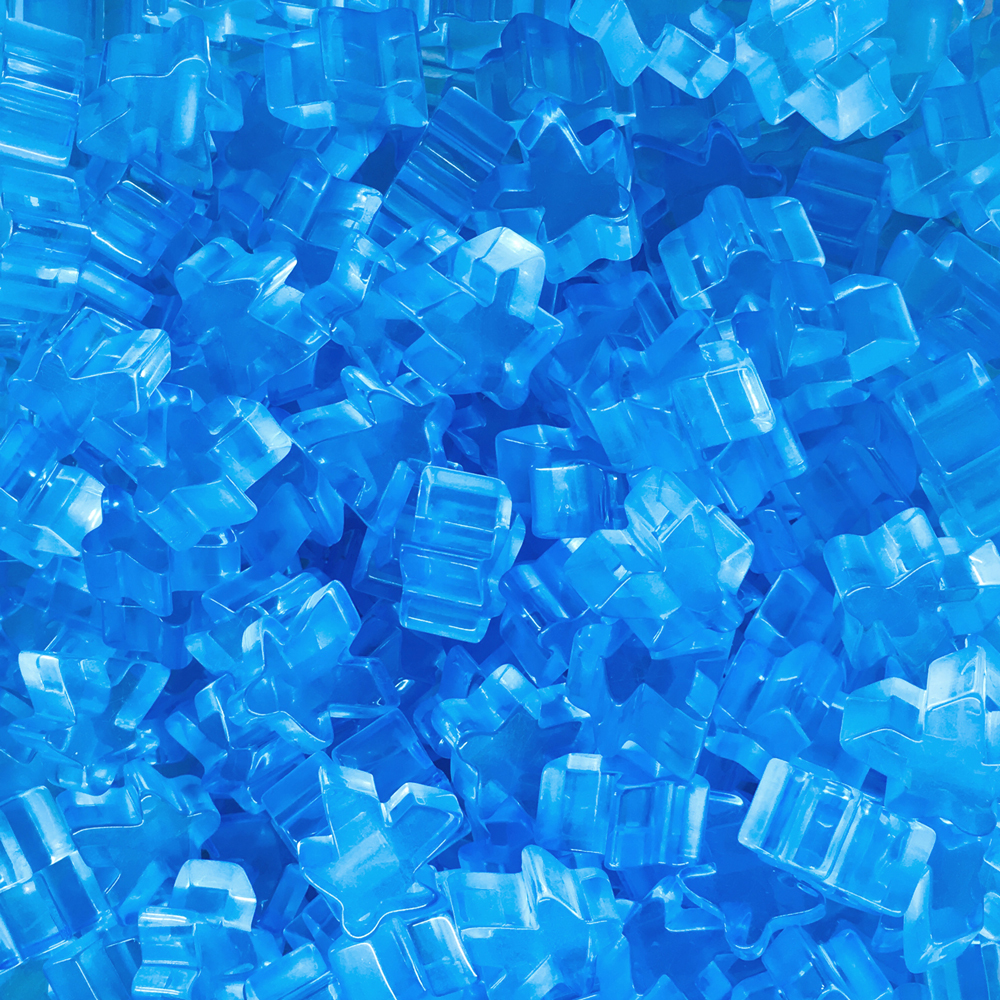 "Sky Blue" (Translucent) Acrylic Meeple