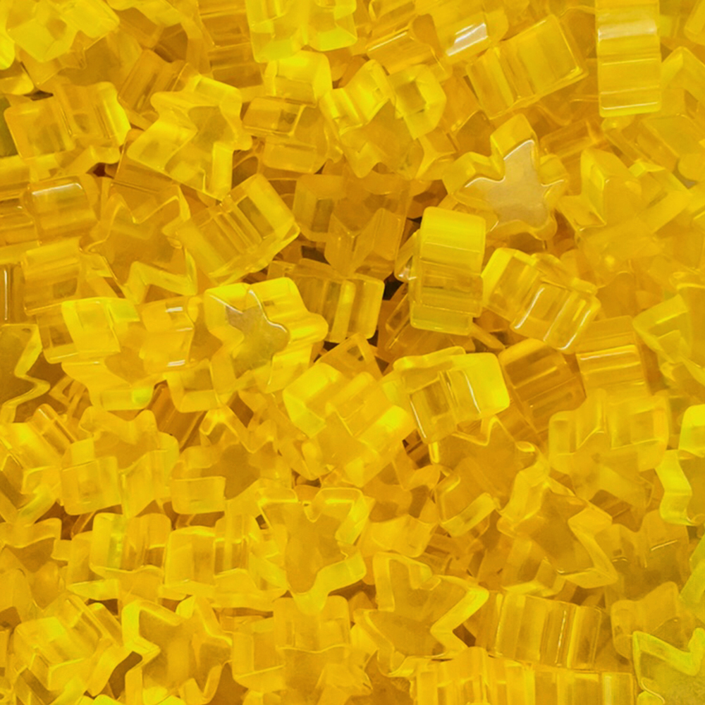 "Yellow" (Translucent) Acrylic Meeple